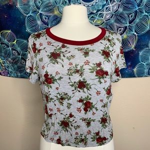Floral Crop Top